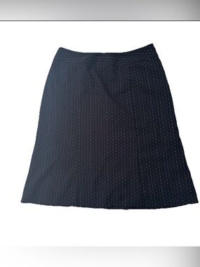 Vintage Zacks Pinstripe A-Line Midi Skirt Office Siren Dark Academia Women’s 8